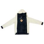 Толстовка с капюшоном, плюшевая, бежевая - s All-In - фото 4