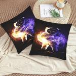 BURLOE Чехлы для подушек плед космонавт White - фото 6