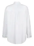 Рубашка с длинными рукавами и логотипом MSGM, белый - фото 2