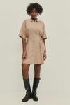 Хлопковое платье Answear Lab, бежевый - фото 2