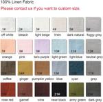 Generic Комплект постельного белья льняной Green - фото 6