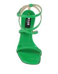 Сандалии Msgm, зеленый - фото 4