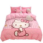 Пододеяльник 100% Cotton Twill Print Skin Friendly Sanrio, Large-Stripes Kt - фото
