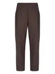 Брюки с эластичным поясом Laneus, коричневый - фото
