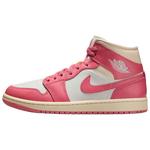 Кроссовки 1 Mid Guava Ice Women's Jordan, Pink/White - фото