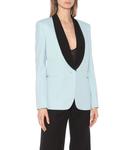 Блейзер из эластичной шерсти Stella McCartney, Water Lily - фото 5