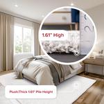 nuLOOM Marleen современный плюшевый ковер, 305 x 305 см, Off-white - фото 5