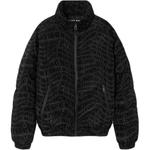 VERSACE Пуховик с логотипом, Black - фото