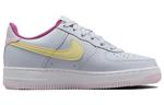 Кроссовки Nike Air Force 1 GS Grey Citron Fuchsia - фото 2
