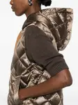 Стёганый жилет с капюшоном Max Mara, коричневый - фото 4