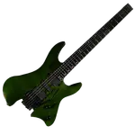 Электрогитара Bootlegger Guitar Absinthe Headless 2022 Green Matte EMG Coil Split Tremolo Case - фото