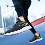 Кроссовки мужские низкие неоново-зеленый Binary - фото 4