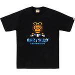 Футболка Bape Abc Milo Float Summer A BATHING APE, черный - фото