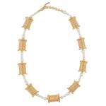 MOSCHINO Латунное ожерелье женское золотое - фото 3