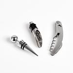 Открывалка для винных бутылок Zeller, 4 части Zeller Present, Holzfarben/schwarz - фото 2