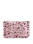 Клатч с цветочной вышивкой La Doublej, розовый - фото