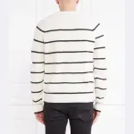 Шерстяной свитер стандартного кроя Stom Hugo, бежевый - фото 3