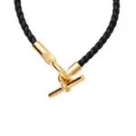 HERMES Браслет из телячьей кожи унисекс черный - фото 3