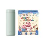 Термостакан Xiaomi, белый-romantic розовый set (with stickers) - фото 10