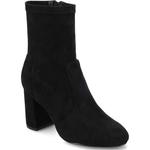 Ботильоны Vivia с эластичным миндалевидным носком Journee, черный - фото