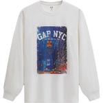 Футболка унисекс GAP, белый - фото