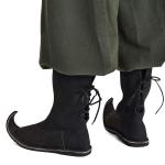 Средневековые сапоги с клювом черные - фото 4