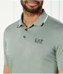 Футболка поло Regular fit Ea7, зеленый - фото 4
