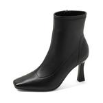 Ботильоны на каблуке 8,5 см женские COMELY, молочный чай - фото 4