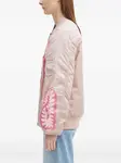 Бомбер с вышивкой A BATHING APE, розовый - фото 2