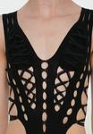 Топ Sinéad O'Dwyer SHIBARI OPEN SIDE LEOTARD, Black - фото 6