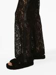 Dolce & Gabbana полупрозрачные брюки с кружевом, черный - фото 5