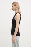 Топ Rib Logo Tank Top Coperni, черный - фото 2