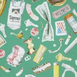 Футболка Supreme Trash, зеленая - фото 2