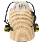 LOEWE Плетёная сумка через плечо из рафии - фото 4