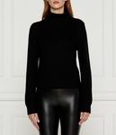 Свитер из шерсти Michael Kors Regular Fit, черный - фото