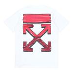 Футболка ss21 back arrow logo printing round neck pullover short sleeve white Off-White, белый - фото