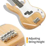 Электрогитара Glarry Burlywood GP Bass - фото 5