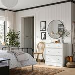 Комод с 3 ящиками, белый, 81x47x89 см IKEA Havsta - фото 4