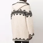 Свитер мужской Off White Saint Laurent, кремовый - фото 3