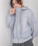 Полупрозрачная толстовка с капюшоном Bab, цвет Gray - фото 2