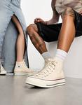 Белоснежные кроссовки унисекс Converse Chuck 70 Hi - фото