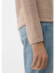 Вязаный свитер в цвете 82W0_песочный QS - фото 6