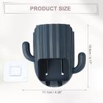 Настенные держатели для зубных щеток Настенные органайзеры для хранения зубных щеток Cactus Unique Bargains, розовый - фото 5