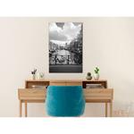 Фреска Artgeist Bikes On Bridge, черно-белый - фото 2