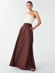 Юбка Willa ISLA MAXI SKIRT, коричневый - фото 3