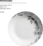 Набор столовой посуды, фарфоровый набор посуды, фарфор Sono Mäser - фото 4