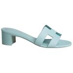 HERMES Oasis Slide Slippers 5cm Women's Dusty Blue - фото 3