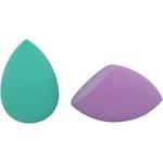 Двойные спонжи для макияжа: бирюзовый и фиолетовый Cala - фото 2