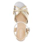 Босоножки на танкетке Comi Kenneth Cole Reaction, gold/silver - фото 4