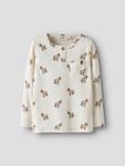 Lil'Atelier Лонгслив в белом цвете - фото 3